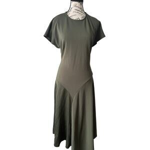 ASOS Design Midi Keyhole Back Dress